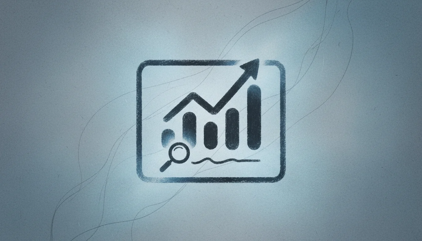 Abstract ranking bars and soft blue glow for YouTube SEO